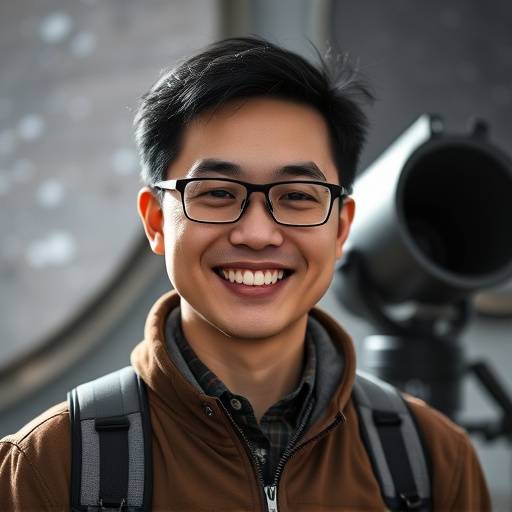 Portrait of Ben Chen, Lead Astronomer at Celestial Retreats, smiling.